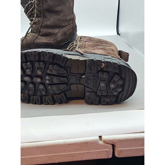Rocky‎ Brown Men’s 7908 Thinsulate Boots Sz 10 Genuine Leather Upper Good Soles